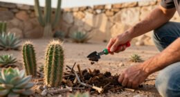 After the Monsoon: Repairing Storm Damage in a Desert Garden