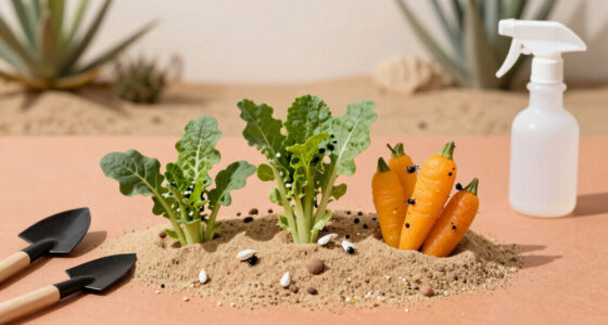 Aphids and Whiteflies on Desert Vegetables: Low-Toxicity Control