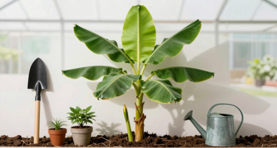 Bananas Sprout In Rayleigh Garden UK After 15 Years