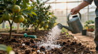 How Deep Drip Water Should Soak for Citrus in Caliche Soil