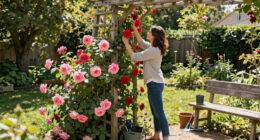 Joanna Gaines Proves Climbing Roses Are The Secret To A More Romantic Backyard