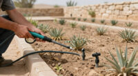 Pressure-Compensating vs Standard Emitters on Sloped Desert Lots