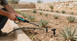 Pressure-Compensating vs Standard Emitters on Sloped Desert Lots