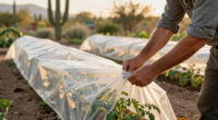 Row Covers in the Desert: Heat, Frost, and Pest Protection Uses
