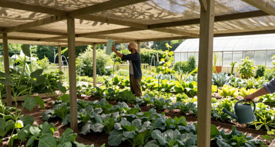 Shade Structure or Tree Canopy: Planning Permanent Relief for a Vegetable Plot