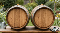 Half Wine Barrels in Dry Heat: Prep, Swelling and Lifespan