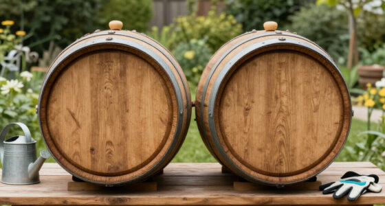 Half Wine Barrels in Dry Heat: Prep, Swelling and Lifespan