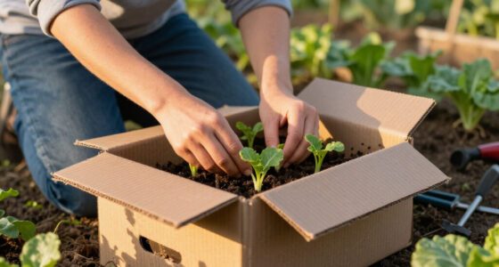 I'm Using Old Cardboard Boxes To Make Growing Vegetables So Much Easier This Heatwave Summer