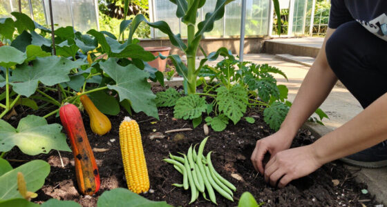 Planting a Three Sisters Monsoon Garden in July