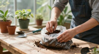 Refreshing Last Season's Potting Soil for the February Window