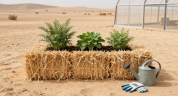 Straw Bale Gardening in the Desert: Worth Trying or Water Hog
