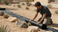Why Weed Fabric Under Rock Backfires in the Desert