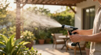 How Much Water a Patio Misting System Really Uses