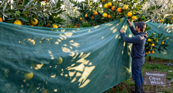 November in the Low Desert: Frost Cloth Staging and Citrus Watch