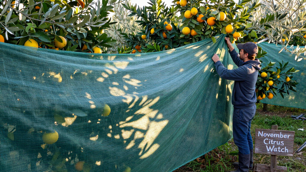 November in the Low Desert: Frost Cloth Staging and Citrus Watch