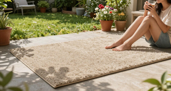 Outdoor Rugs on Hot Concrete: Materials That Stay Walkable