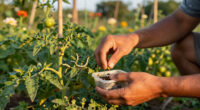 Tomato Hornworms in the Desert: Moth Cycles and Hand-Picking Windows