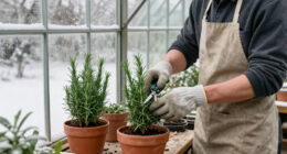 How I Overwinter Rosemary In Freezing Winters (And Snip Fresh Sprigs All Year)