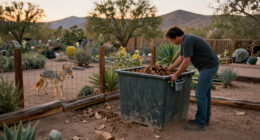 Securing Compost Bins Against Desert Scavengers